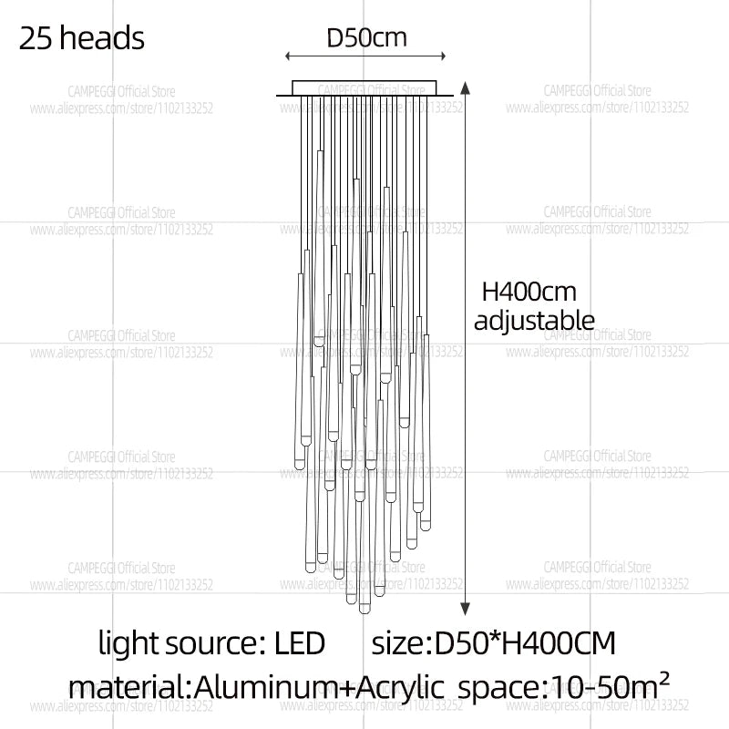 Modern LED Chandelier