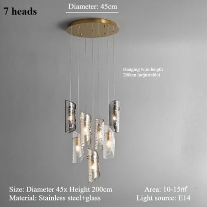 French Light Luxury Large Chandelier