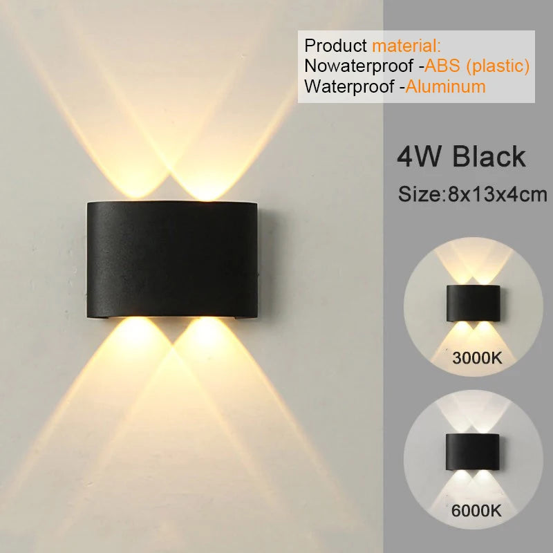 LED Wall Sconces Modern Indoor  and Outdoor Lamp