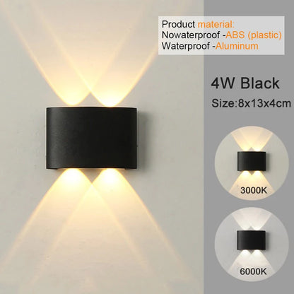 LED Wall Sconces Modern Indoor  and Outdoor Lamp