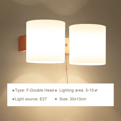Modern LED Wall Lamps Wooden