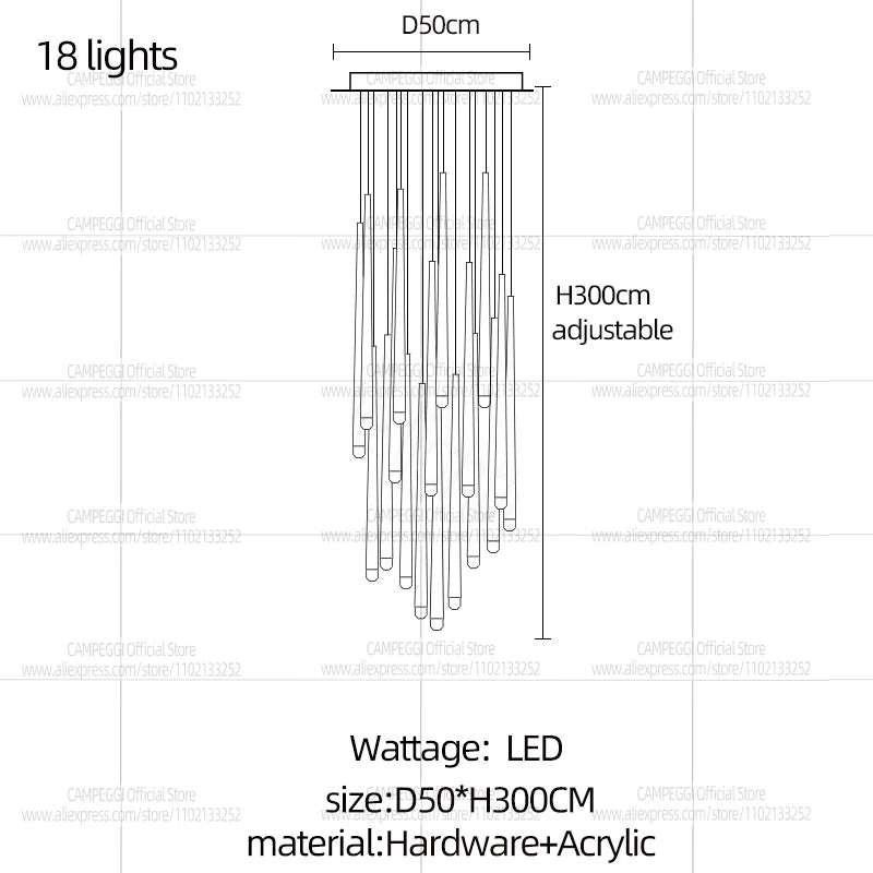 Modern LED Chandelier
