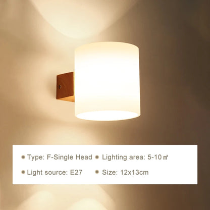 Modern LED Wall Lamps Wooden