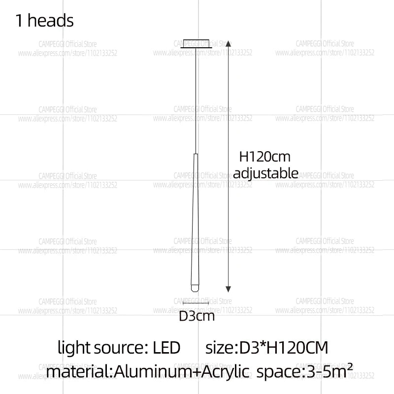 Modern LED Chandelier