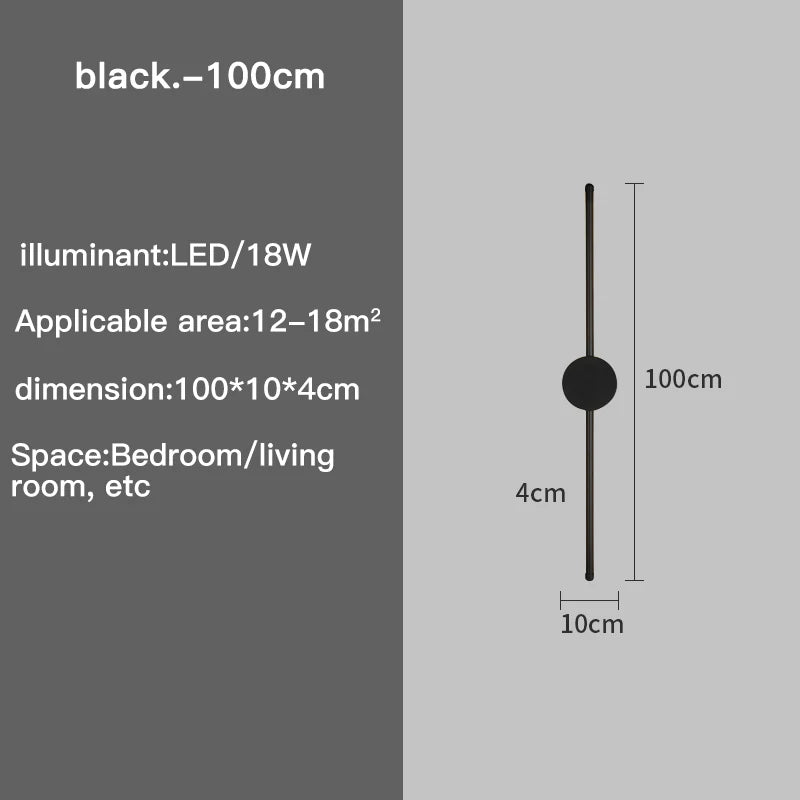 Modern Wall Long LED Light
