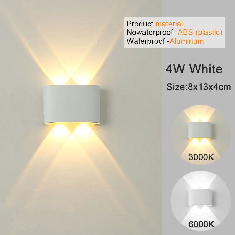 LED Wall Sconces Modern Indoor  and Outdoor Lamp