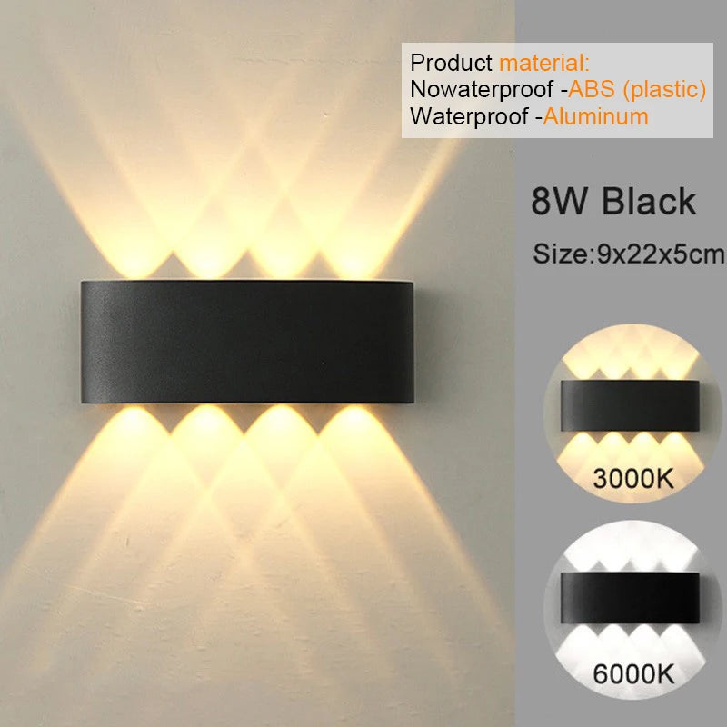 LED Wall Sconces Modern Indoor  and Outdoor Lamp