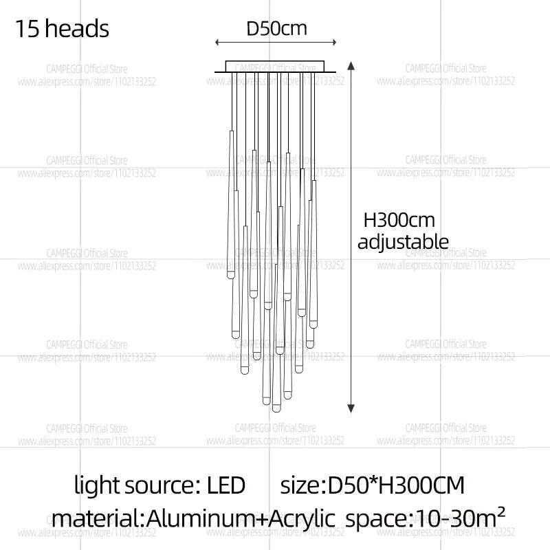 Modern LED Chandelier