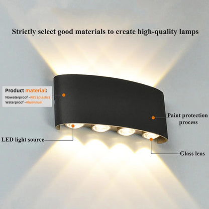LED Wall Sconces Modern Indoor  and Outdoor Lamp
