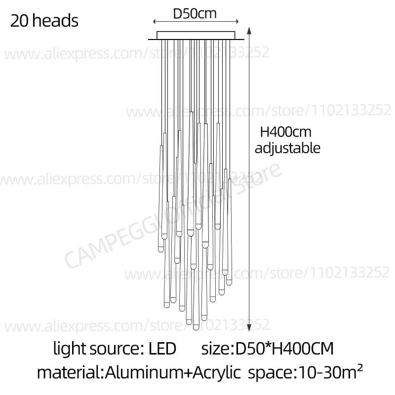Modern LED Chandelier