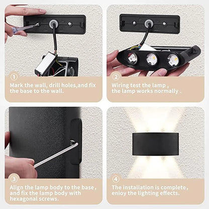 LED Wall Sconces Modern Indoor  and Outdoor Lamp
