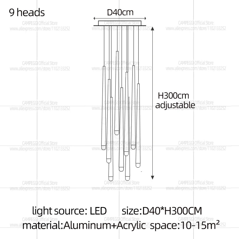 Modern LED Chandelier