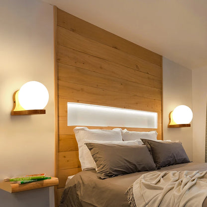 Modern LED Wall Lamps Wooden