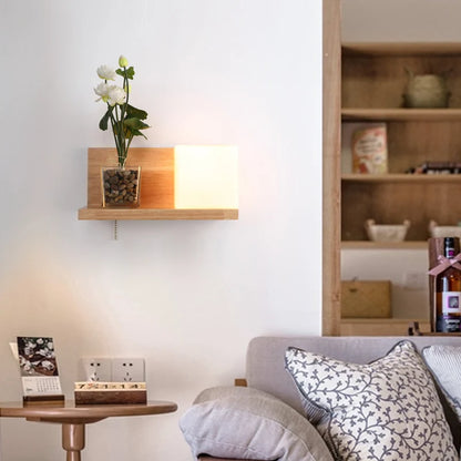 Modern LED Wall Lamps Wooden