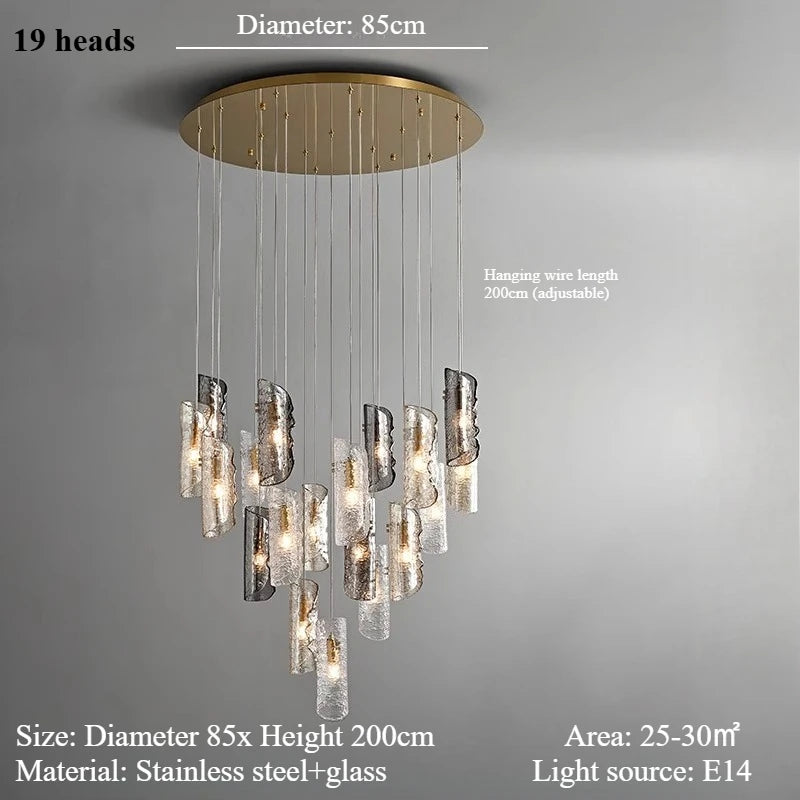 French Light Luxury Large Chandelier