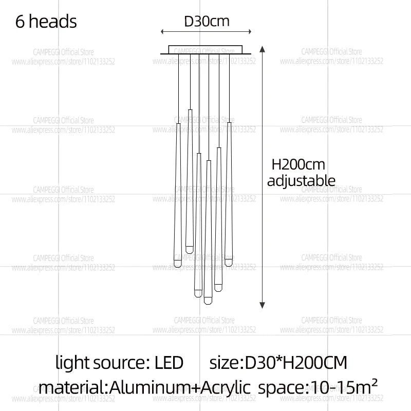 Modern LED Chandelier