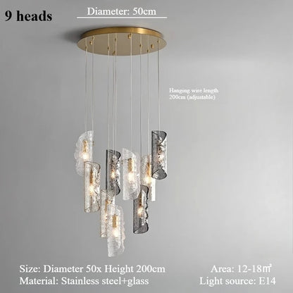 French Light Luxury Large Chandelier